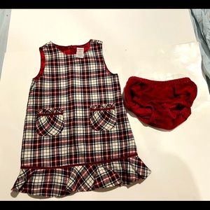 Gymboree plaid jumper size 3T